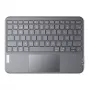 Teclado INATECK para tablet QWERTZ cinzento