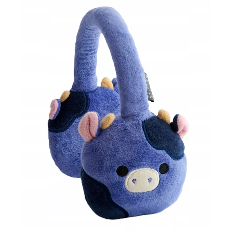 LAZERBUILT Squishmallows auscultadores Bluetooth para criança, on-ear, Ingred the Cow, HMSQM-BT-INGRED