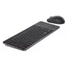 Dell Pro 7 conjunto de teclado e rato compacto recarregável - KM746 - US International (QWERTY) - cinzento titânio