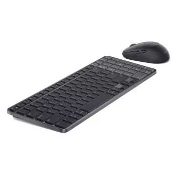 Dell Pro 7 conjunto de teclado e rato compacto recarregável - KM746 - US International (QWERTY) - cinzento titânio