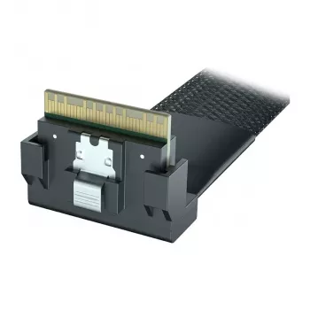 Supermicro CBL-MCIO-1245M5R Cabo de Armazenamento Interno MCIO x8 Right Angle to Straight 45 cm