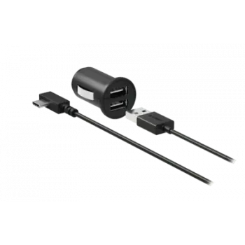 Garmin Cabo de ligação para automóvel isqueiro para 2x USB-A+C 4 m