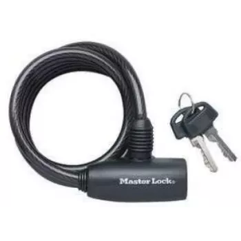 Cadeado de cabo espiral Master Lock Quantum Street n.º 8126 8 mm 8126EURDPRO