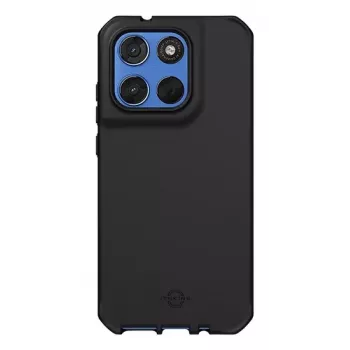 Mobilis Spectrum R Capa para Motorola Moto G67 Solid Black Matte Soft