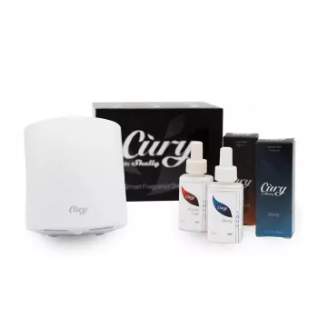 Difusor de aroma inteligente Shelly Cury Box Wi-Fi Bluetooth Branco Plug & Play
