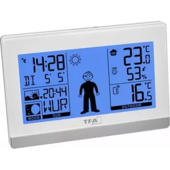 Estação meteorológica digital sem fios TFA Weather Boy, Branco (35.010833)