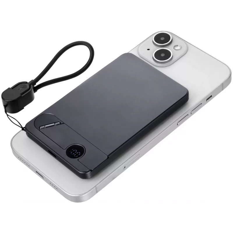 TROIKA Powerbank STROMKONSERVE 5 (POP50/TI) - 5000 mAh, Titânio