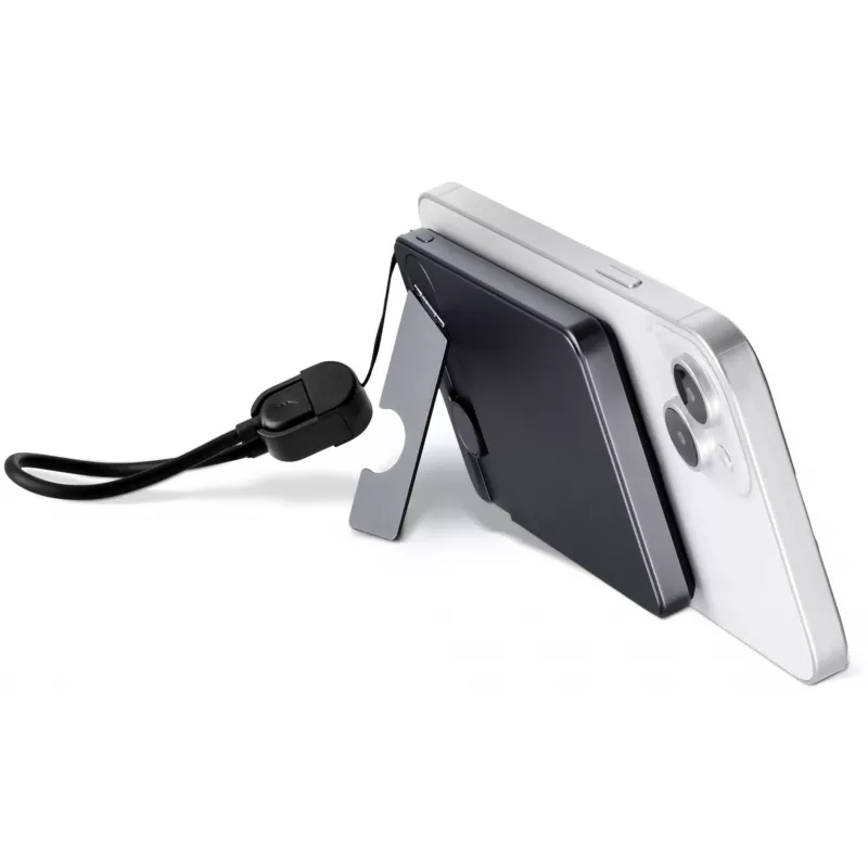 TROIKA Powerbank STROMKONSERVE 5 (POP50/TI) - 5000 mAh, Titânio