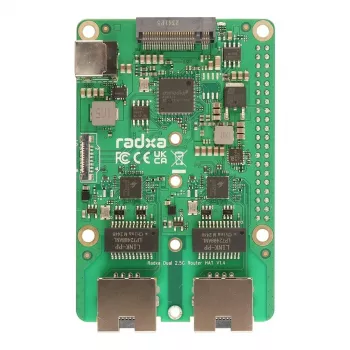 ALLNET Radxa Dual 2.5GBit Router Hat M.2 para Raspberry Pi 5