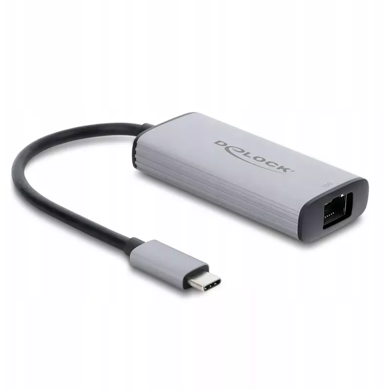 Delock Adaptador de rede USB Type-C 10 Gigabit LAN 1 x RJ45