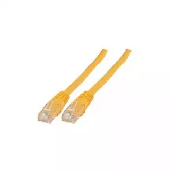 Cabo de rede RJ45 EFB Elektronik ECOLAN Cat.6 U/UTP PVC CCA amarelo 15m
