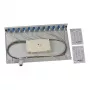 Caixa de emenda EFB Elektronik LC OS2 expansível 12 pigtails offset / 6 acopladores duplex