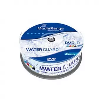 MEDIARANGE 25 x DVD-R - 4,7 GB 16x - branco - superfície imprimível a jato de tinta