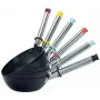 GUSSKÖNIG conjunto de 6 mini frigideiras em ferro fundido pré-temperado 13,7 cm