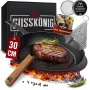 GUSSKÖNIG grelhador em ferro fundido pré-temperado 30 cm quadrado