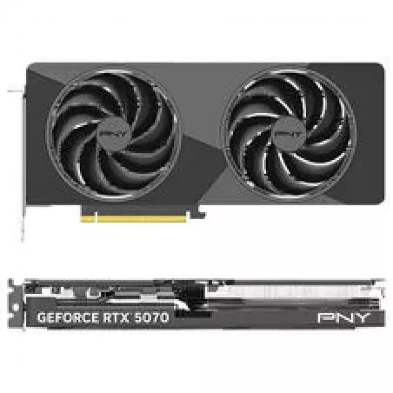 Placa gráfica PNY GeForce RTX 5070 Slim OC 12GB GDDR7 Dual Fan