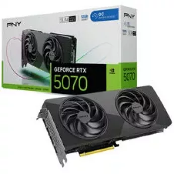 Placa gráfica PNY GeForce RTX 5070 Slim OC 12GB GDDR7 Dual Fan