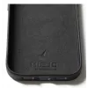 Capa de pele com carteira Mujjo para iPhone 17 Pro com MagSafe (Preto)