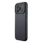 Capa de pele Mujjo para iPhone 17 Pro Max com MagSafe (Basalt)