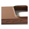 Capa de pele Mujjo para iPhone 17 Pro Max com MagSafe (Tan)