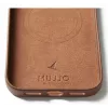 Capa de pele Mujjo para iPhone 17 Pro Max com MagSafe (Tan)