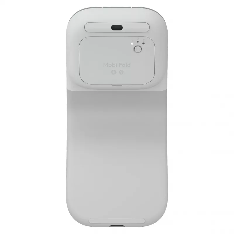 Rato sem fios ultraportátil Logitech Mobi Fold - branco sujo