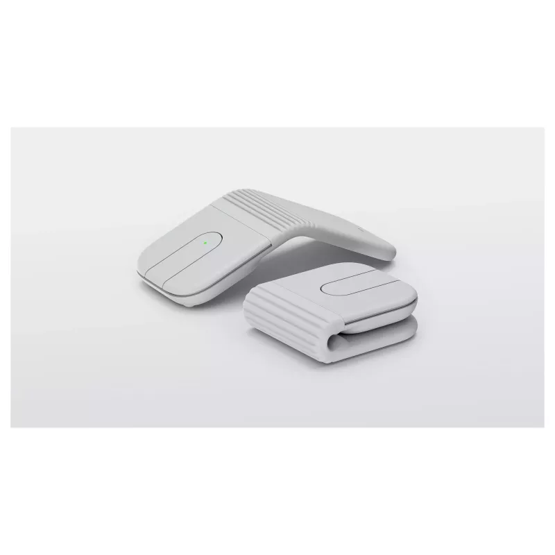 Rato sem fios ultraportátil Logitech Mobi Fold - branco sujo
