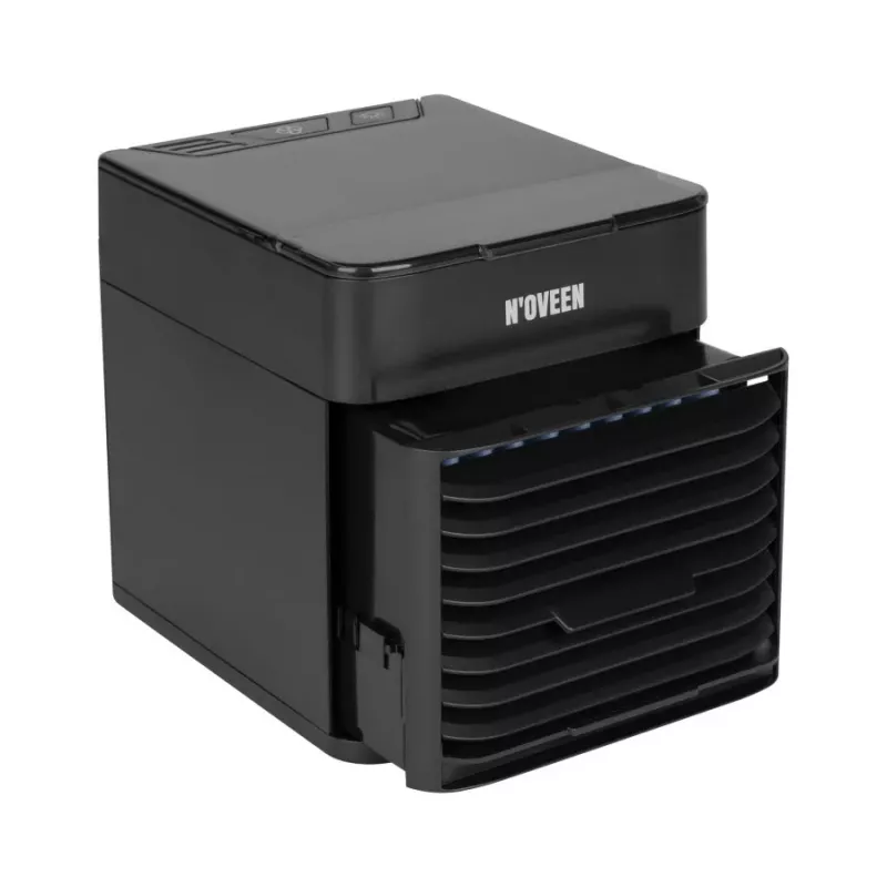 N'OVEEN MAC330 Mini Climatizador por Evaporação 7.5W USB-C 600ml Branco/Cinzento