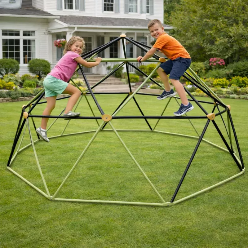 LEAN TOYS Cúpula de Escalada para Parque Infantil de Jardim 300x143 cm 10FT
