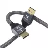 Wozinsky Cabo HDMI 2.1 8K 60Hz 48Gbps / 4K 120Hz / 2K 144Hz 2m Prateado (WHDMI-20)