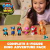 SPINMASTER Paw Patrol: The Dino Movie - conjunto de presentes de figuras Dino Adventure, pack de 6