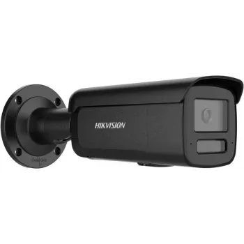 Hikvision DS-2CD2T67G3-LIS2UY/SL(2,8mm)/BLACK Câmara IP Bullet 6MP AcuSense com luz de flash e alarme áudio, 2,8mm, Preto