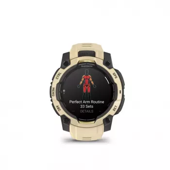 Garmin Instinct 3 AMOLED Smartwatch GPS 45mm Silicone Citrine/Gray 010-02936-02