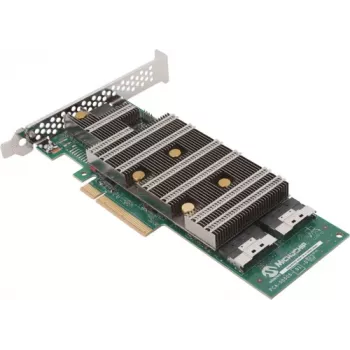 Controlador RAID Microchip Adaptec SmartRAID Ultra 3254-16e /e 8GB SAS/NVMe 16 portas externas PCIe x16 24 Gbps Low Profile