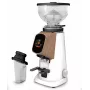 Moinho de café Fiorenzato AllGround Arctic White Matt Walnut 230V EU Dark-T Titanium