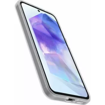 OtterBox React Case + Alpha Glass Screen Protector Bundle para Samsung Galaxy A55 5G - Transparente