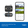 Kit de câmara de segurança solar TP-LINK Tapo TC93D KIT V1 - câmara Wi-Fi 2K QHD com rotação/inclinação e painel solar