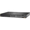 Comutador HPE Aruba 6300F L3 Gerido 24x 10/100/1000 PoE+ 4x 50GbE SFP56 Fluxo de ar frente para trás