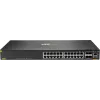 Comutador HPE Aruba 6300F L3 Gerido 24x 10/100/1000 PoE+ 4x 50GbE SFP56 Fluxo de ar frente para trás
