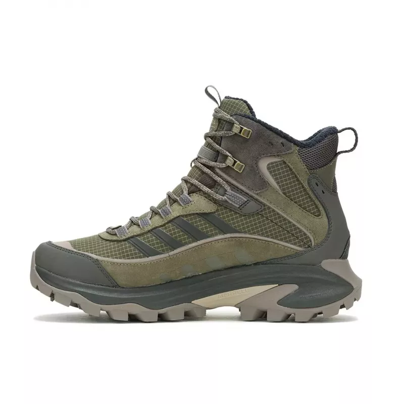 Botas de montanha de inverno Merrell Moab Speed 2 Thermo Mid WP para homem com isolamento PrimaLoft Gold