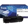 Freecolor Tinteiro recondicionado Canon 055H preto alto rendimento 7600 páginas