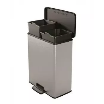 Curver Balde de pedal 26L+26L / IML metalizado