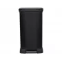CURVER BALDE METALIZADO 50L COM PEDAL /IML PRETO