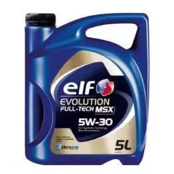 ELF EVOLUTION FT MSX 5W-30 5L Óleo de Motor Totalmente Sintético