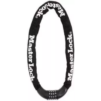 Cadeado de combinação com corrente de 8mm Master Lock PRO Series 90cm preto 8392EURDPRO