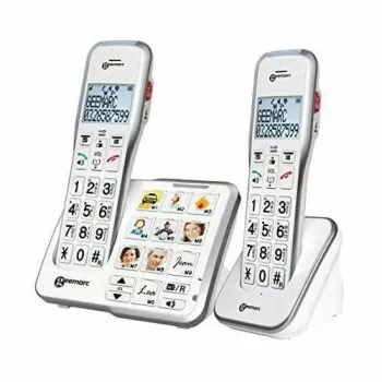Geemarc AmpliDECT 595-2 Photo Telefone sem fios para seniores com atendedor de chamadas - pack duplo