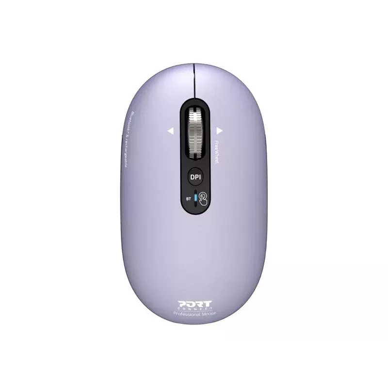 PORT Designs Pure MAC Iris Rato ótico Bluetooth recarregável - Preto/Cinzento