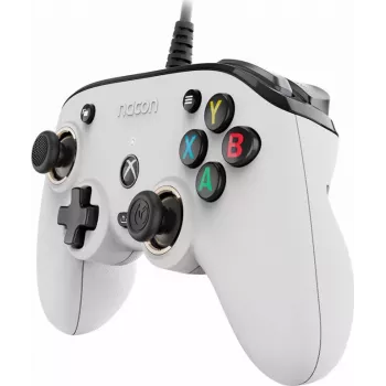 Comando com Fio Nacon Compact Pro para Xbox Series X|S, Xbox One e PC - Branco
