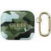 Guess GUA3UCAMA Camo Collection capa de proteção para Apple AirPods 3.ª geração - verde/caqui
