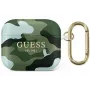 Guess GUA3UCAMA Camo Collection capa de proteção para Apple AirPods 3.ª geração - verde/caqui
